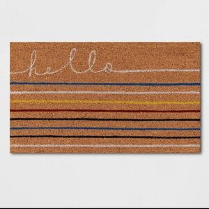 Hello Coir Door Mat from Room Essentials